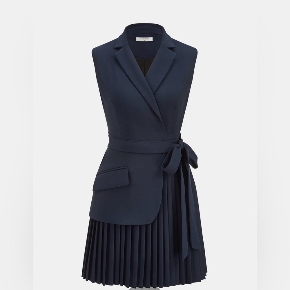NWT Commense Sleeveless Blazer Dress